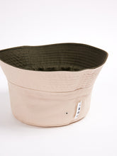 Load image into Gallery viewer, THE REVERSIBLE BUCKET HAT (STONE/KHAKI)