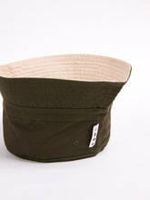 Load image into Gallery viewer, THE REVERSIBLE BUCKET HAT (STONE/KHAKI)